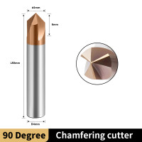 Фреза Ø 4мм D4*90°*6*D4*50L*3F